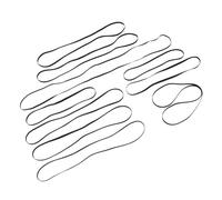 10Pcs Turntable Belt Set Rubber Material Compatible with Various Record Players Installation Directions Not a Concern