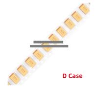 10pcs Type D 100UF 150UF 220UF 330UF 470UF 680UF Tantalum Capacitor 2.5V 4V 6V 6.3V 10V 16V 25V 35V 50V 4.7/6.8/10/15/22/33/47UF(D 16V 150UF 157)