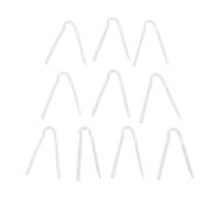 10pcs Type R Earmold Replacement Preformed R Shape Sound Aid Tubes with Tube Lock 3.6 X 2mm for Hearing Aid Devices