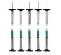 10PCS Tyre Tread Depth Gauge, 6-Sided Smart Colour-Coded Tyre Tread Measurement Tool 25 mm / 1 Inch Scale Dual Unit Readings for Cars, Trucks, Motorcycles and Bikes Safety Inspection Aid