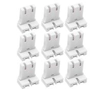 10pcs U Shaped Fluorescent Lamp Holder for T8 T12 Tube Replacement