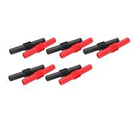 10Pcs U22 4mm Banana Plug Coupler PVC Extender Adapter for Electrical Testing 42mm