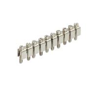 10Pcs UK 2.5 Terminal Block UK2.5B Screw Connection Connect Strip 2.5B 2.5mm² Cable Electrical Din Rail Wire Connector(FBI10-6)