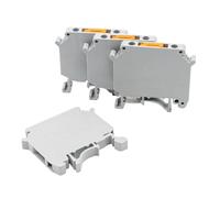 10Pcs UK5-MTK-P/P Compact DIN Rail Terminal Block Screw Connection 500V Electrical Conductor