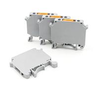 10Pcs UK5-MTK-P/P Compact DIN Rail Terminal Block Screw Connection 500V Electrical Conductor