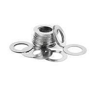 10pcs Ultra Thin Stainless Steel Flat Washers Set - M2 to M40, DIN988, A2-70/304 Gaskets for Precision Applications(M10x14mm x0.2 Mm)