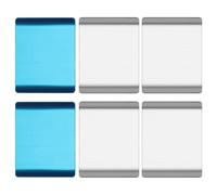 10pcs Under Cabinet Light Magnetic Strip, Replacement Magnetic Strips Lights Self Adhesive Magnet Sticky Stickers Tape for Cabinet Lights Parking Number Plate