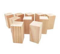 10PCS Unfinished Wooden Blocks for Carving,10x5x5cm Rectangular Wood Craft Cubes, Whittling Wood Blank Blocks for DIY Carving