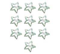 10pcs Unique Star Hairpin With Lattice Print Luxurious Comfortable Hairpin For Everyday Use