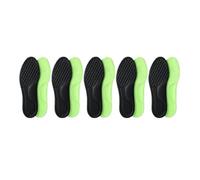 10pcs Unisex Memory Foam Orthopedic Insoles Deodorizing Insole Shoes Sports Absorbs Sweat Soft Shoe Accessories(Black 5pairs,35-36)