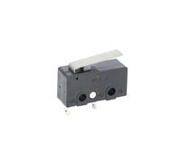 10pcs/unit Micro switch 2/3 pin NO/NC limit switch 5A 250VAC KW11-3Z Roller arc rod quick action push type micro switch(2P without wheel)
