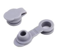 10Pcs Universal Silicone Sealing Bottle Straw Hole Grommets Stopper Lids Straw Plug Replacement 20/30Oz Cup, Wine Stoppers, Wine Stoppers and Pourers (Grey)