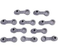 10Pcs Universal Silicone Sealing Bottle Straw Hole Grommets Stopper Lids Straw Plug Replacement 20/30Oz Thermos Cup, Wine Stoppers, Wine Stoppers and Pourers (Grey)