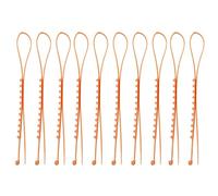 10pcs Universal Winter Car Tyre Anti-skid Snow Chains ORANGE..