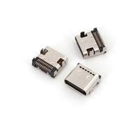 10Pcs USB 3.1 Type-C 24-Pin SMT Female Socket Charging Data Port PCB Solder Connector BIANMTSW