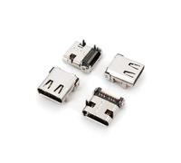 10Pcs USB 3.1 Type C Right Angled Female 24-Pin DIP + SMT PCB Solder Socket Connector BIANMTSW