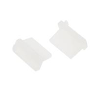 10PCS USB Dust Plug Charger Port Cover Cap Female Jack Interface Universal Silicone Dustproof Protector Tablet PC Notebook Lapto(Transparent)