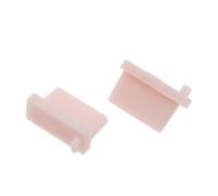 10PCS USB Dust Plug Charger Port Cover Cap Female Jack Interface Universal Silicone Dustproof Protector Tablet PC Notebook Lapto(Pink)