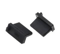 10PCS USB Dust Plug Charger Port Cover Cap Female Jack Interface Universal Silicone Dustproof Protector Tablet PC Notebook Lapto(Black)