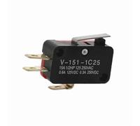10Pcs V-151-1C25 Limit Switch SPDT NO NC Snap Action AC 125/250V(10Pcs)