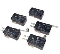 10pcs V-151-1C25/V-152-1C25/V-153-1C25/V-154-1C25/V-155-1C25/V-156-1C25/V-15-1C25/V-15-1B5 Momentary Micro Limit Switch(V-156-1C25)