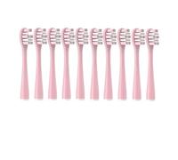 10PCS Vacuum Replacement Brush Heads Compatible for Y1S/Y4/U1/U2/U3/P1/P4 Soft Sonic Electric Toothbrush Clean Nozzles(10PurePink)