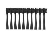10PCS Vacuum Replacement Brush Heads Compatible for Y1S/Y4/U1/U2/U3/P1/P4 Soft Sonic Electric Toothbrush Clean Nozzles(10PureBlack)
