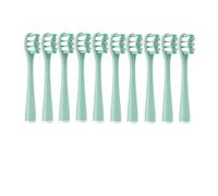 10PCS Vacuum Replacement Brush Heads ，Compatible for Y1S/Y4/U1/U2/U3/P1/P4 Soft Toothbrush Clean Nozzles(10PureMintGreen)