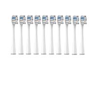 10PCS Vacuum Replacement Brush Heads, Pure，Compatible for Y1S/Y4/U1/U2/U3/P1/P4 Toothbrush Clean Nozzles(10PureGray)