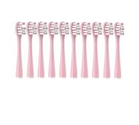 10PCS Vacuum Replacement Brush Heads, Pure，Compatible for Y1S/Y4/U1/U2/U3/P1/P4 Toothbrush Clean Nozzles(10PurePink)