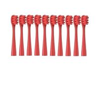 10PCS Vacuum Replacement Brush Heads, Pure，Compatible for Y1S/Y4/U1/U2/U3/P1/P4 Toothbrush Clean Nozzles(10PureRed)