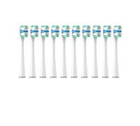 10PCS Vacuum Replacement Brush Heads ， Usmile Y1S/Y4/U1/U2/U3/P1/P4 Soft，Compatible for Dupont， Sonic Electric Toothbrush Clean Nozzles(10PureWhite)