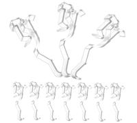 10pcs Valance Clips for Window Blinds, Plastic Retainer Set