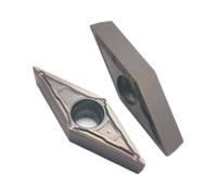 10pcs VBMT160408 VBMT160404 MV Carbide Insert AH725 Blade CNC Turning Tool Lathe Cutter For Stainless Steel And Parts(VBMT160404 MV AH725)