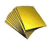 10pcs Vehicle Noise Dampening & Heat Insulation Mats Easy to Cut & Install Vehicle Thermal Barrier for Various Car Model Auto Sound Deadening Mat