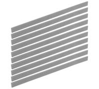 10pcs Velvet Jewelry Box Divider Inserts Cuttable Interlocking Grey | Flexible Layout Adjustment, Stable Partitions, Tangle-free Storage, Drawer Trays, 28.70x1.80x0.30cm Size