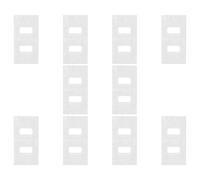 10pcs Vertical Blinds Repair Set Clear Slats Fixer Easy Application Vertical Blinds Repair Accessories for Home Decors Easy Installs Blind Patches