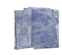 10Pcs Vintage Silkworm Paper Scrapbook Decoration Material DIY Diary Collage Journal Origami Tissue Gift Wrapping for Writing Drawing Scrapbooking(Blue)