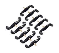 10Pcs Violin Adjustable Shoulder Rest Silicone Feet NonSlip Grip For 3/4 / Size Instruments Replacement Long Practical Violin Adjustable Shoulder Rest Silicone
