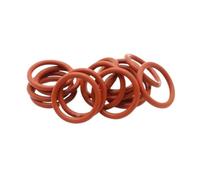 10Pcs VMQ O Ring Gasket CS 3.5mm OD 10~46mm Waterproof Washer Silicone Rubber Insulate Round O Shape Seal Red