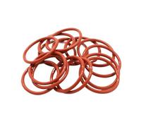10Pcs VMQ O-Ring Gasket CS 3mm OD 10~150mm Waterproof Washer Round O Shape Rubber Silicone Ring Red(OD 15MM ID 9MM_CS 3.0MM)