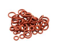 10pcs VMQ O Ring Gasket CS 3mm OD 9~205mm Waterproof Washer Silicone Rubber Insulate Round O Shape Seal Red