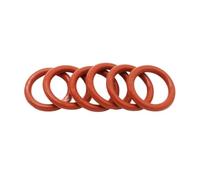 10Pcs VMQ O Ring Gasket CS 4mm OD 12~150mm Waterproof Washer Silicone Rubber Insulate Round O Shape Seal Red(OD 16mm ID 8mm)