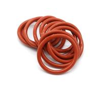 10Pcs VMQ O Ring Gasket CS 4mm OD 12~150mm Waterproof Washer Silicone Rubber Insulate Round Shape Seal Red Food Grade(OD 105mm ID 97mm)