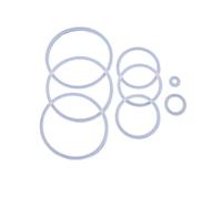 10pcs VMQ O Ring Gasket Thickness 2/3 / 4mm White Waterproof Washer Round O Shape Silicone Ring Food Grade Coffee Machine Sealing Coffee Machine Sealing(OD 52mm-CS 4mm)