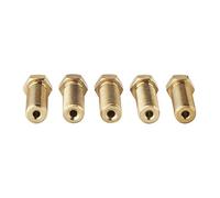 10PCS Volcano Brass Nozzles for 3D Printers - 0.2mm to 1.2mm Diameter Compatible with X1, Genius, NYPER(3.0 x 0.8mm)