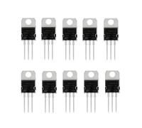 10Pcs Voltage Regulator, MOSFET Transistors Kit L7805CV Voltage Regulator Output 5 V 1.5 A Integrated Circuits L7805 Linear Positive Voltage Regulators Stabilizer Package IC Transistor Assortment Kit