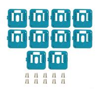 10PCS Wall Hanging Battery Holder for 18V BL1860 BL1850 BL1840 Models Keep Batteries Secure and Organized on Wall