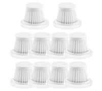 10pcs Washable Car Vacuum Filter Replacement Dust Collector Mesh Auto Spare Parts Reusable Suction Strainer Vehicle Cleaning Accessory Fine Particle Trap Screen Motor Protection