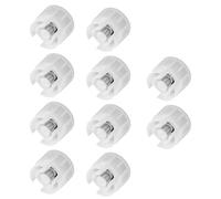 10pcs Water Fountain Gravity Valve Cap Replacement Part, Metal Spring | Plastic Cover, No-tool Maintenance, Helps Solve Leakage and Flow Blockages for Bowls Fountains Multi-pet Homes